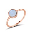 White Moonstone Silver Rings NSR-2465-WM